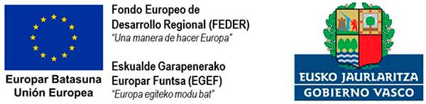 Fondo Europeo de Desarrollo Regional + Gobierno Vasco